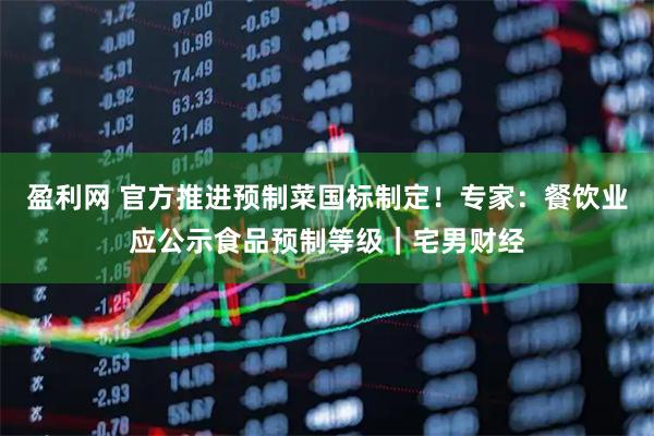 盈利网 官方推进预制菜国标制定！专家：餐饮业应公示食品预制等级｜宅男财经